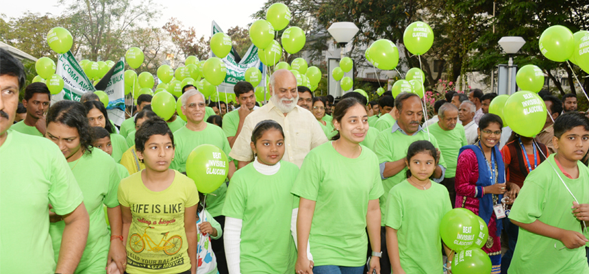 Glaucoma Awareness Walk organised by L V Prasad Eye Institute
