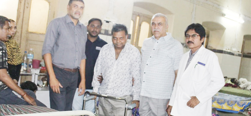 Nizams grandchildren donate Medical Devices and Surgical items to Nizamia