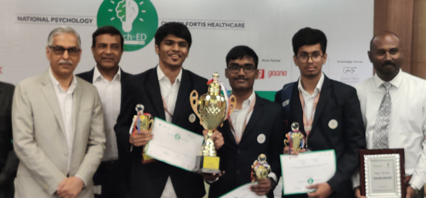 Maharishi International Residential School Chennai wins India s only psychology quiz contest PSYCH ED2019 a Fortis School of Mental Health initiative