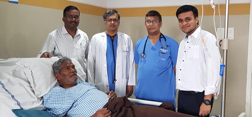 Doctors at KIMS ICON saves a patient with complex stenting during the stroke