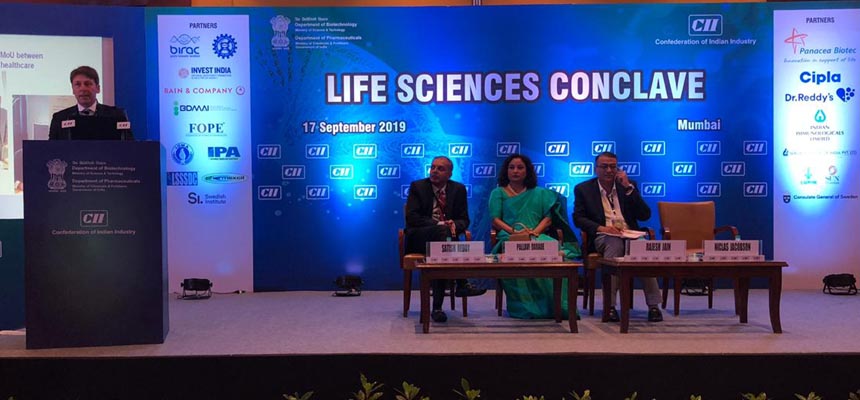 Swedish life sciences delegation participates in CIIs Life Science Conclave