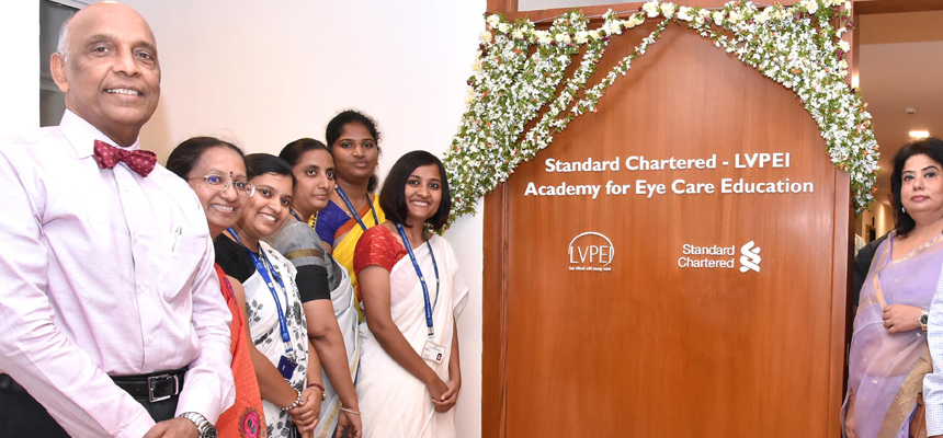 L V Prasad Eye Institute partners with Standard Chartered to improve eye care delivery