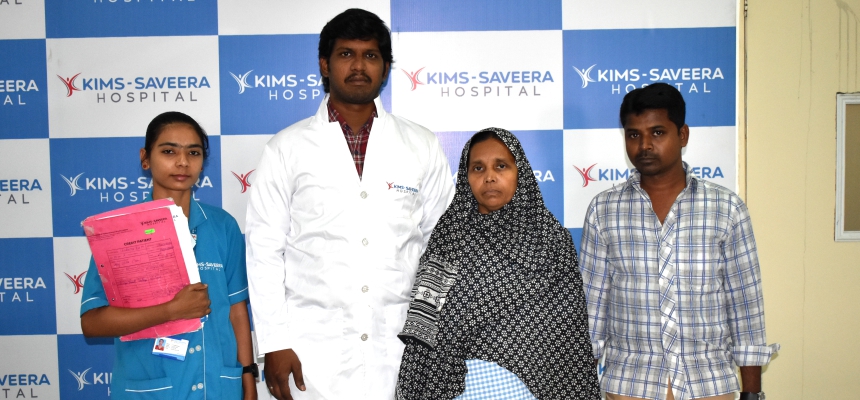Doctors at KIMS Saveera save a Cancer patient