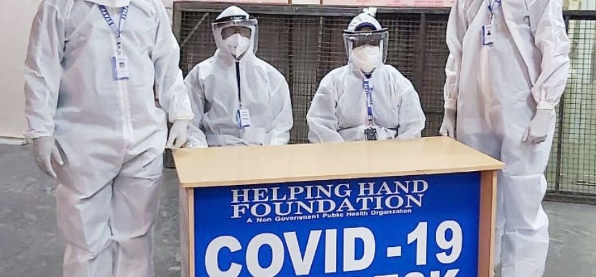 HELP DESK SET UP AT GANDHI FOR COVID, Two new ambulances marked for patient transport by NGO