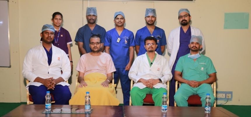 Mallareddy Narayana Multi Speciality Hospital successfully treated 1st case of May Thurner syndrome reported in young active male at AP and Telangana