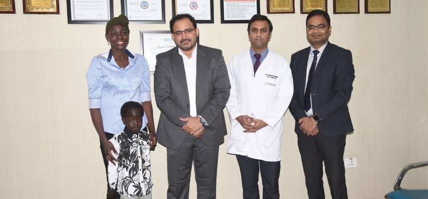 Doctors at Continental Hospitals give new lease of life to a 5 year old boy from South Sudan