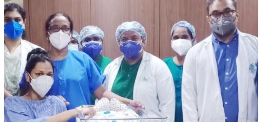  Doctors at Apollo Cradle and Childrenâ€™s Hospital save mother and baby, From a potentially fatal umbilical cord prolapse