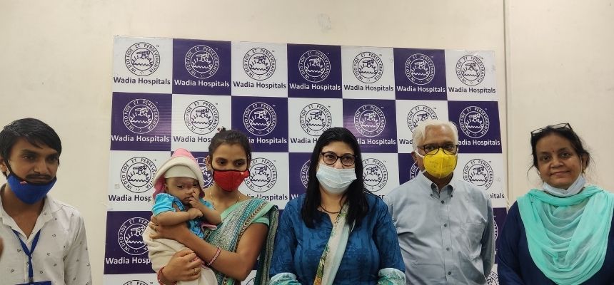 Nandurbar Based Farmer 4 Month Old Baby Boy With Rare Congenital Encephalocele Disorder Gets A New Life At Wadia Hospital