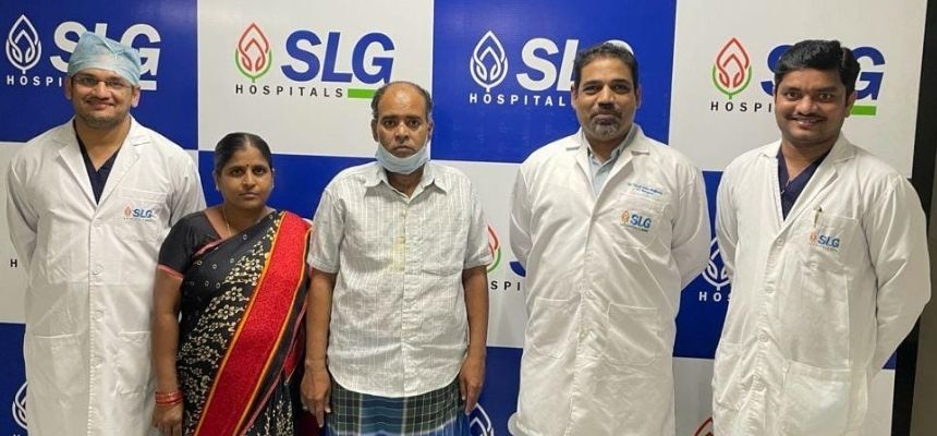 Doctors at SLG Hospitals perform a 12hours long  rare surgery to save life of a 48 yr old man