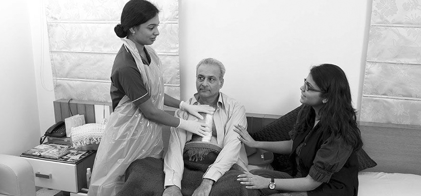 Homecare is affordable than hospital stay 