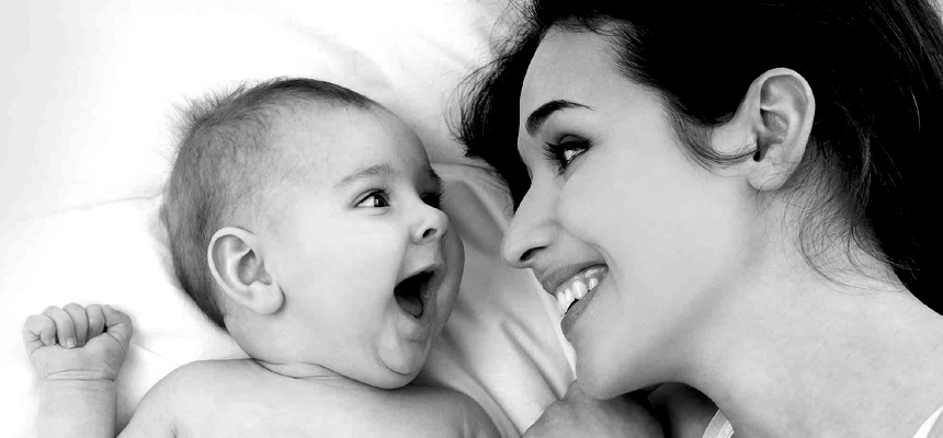 Teeth care for mother and child 