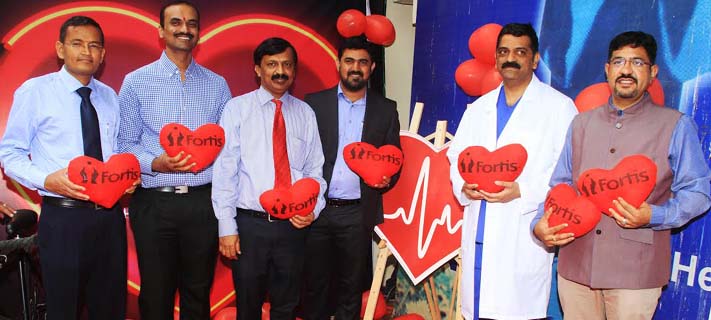 Fortis Hospital pedals for Healthy Heart in Bangalore 