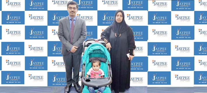 Mother gave a new lease of life to her 11/2 year old daughter 