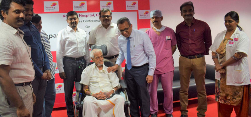 103-Year-Old undergoes Successful Hip Replacement at Kauvery Hospital