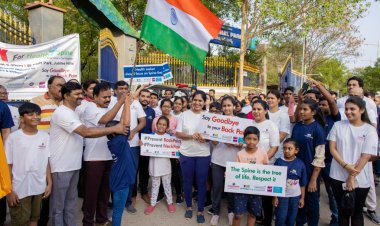 WALKATHON ORGANIZED BY ASIAN SPINE HOSPITAL TO RAISE AWARENESS ABOUT PREVENTIVE SPINAL CARE