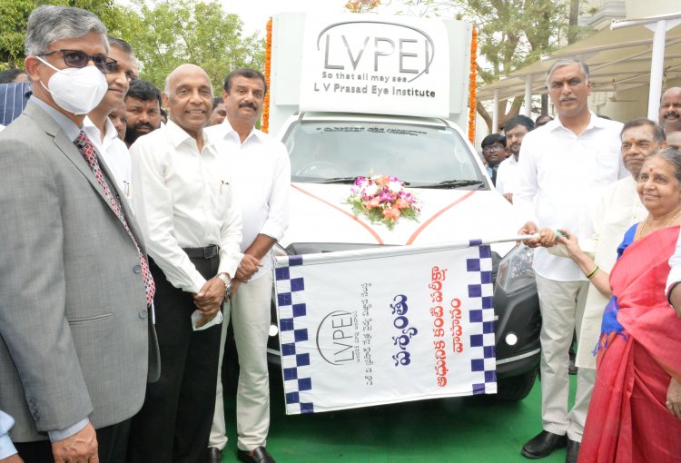 Health Minister Sri Harish Rao inaugurates L V Prasad Eye Institute’s New Projects