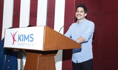 Naga Chaitanya attends as the chief guest to the cultural programs for children with hearing problems