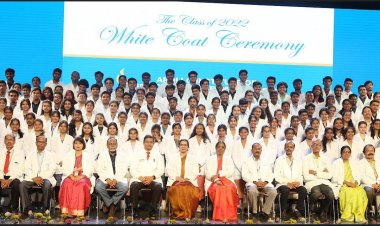 Apollo Institute of Medical Sciences & Research hosts 'White Coat Ceremony' to welcome the Class of 2022 students!