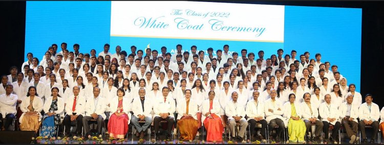 Apollo Institute of Medical Sciences & Research hosts 'White Coat Ceremony' to welcome the Class of 2022 students!