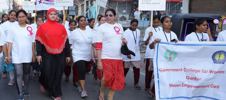 Oasis Fertility, Guntur conducts a 5 KM Walkathon on the occasion of International Women’s Day