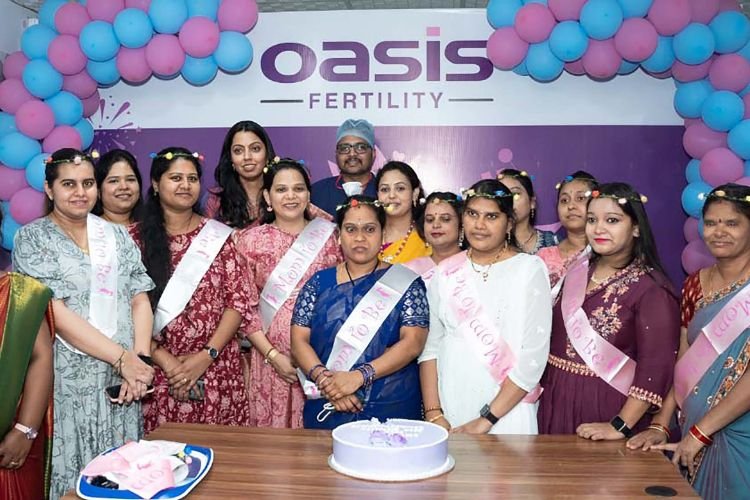 Oasis Fertility, Secunderabad conducts mass baby shower to felicitate couples conceived through IVF