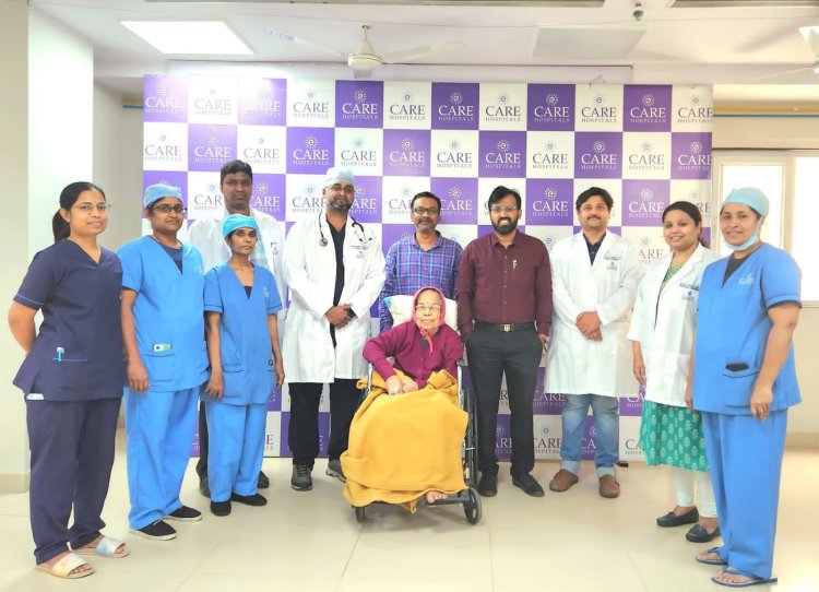 CARE Hospitals, Malakpet, performs a rare spinal procedure to restore quality of life for 80-year-old patient