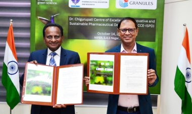 Granules India Limited and NIPER Forge a Pathbreaking Partnership to Establish Dr Chigurupati Centre of Excellence in Innovative and Sustainable Pharmaceutical Development