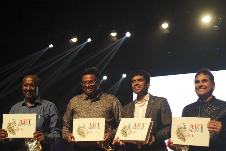 Art Prescription: A Coffee Table Book on Arts and Health" curated by Dr Rajiv Kovil and Dr Ami Shah