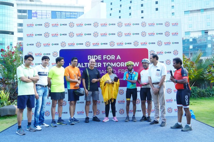 Star Hospitals Joins Hands with Hyderabad Cyclist Group & Samatha Yuva Sangha to Raise Awareness on Tobacco and Its Adverse Effects on Health