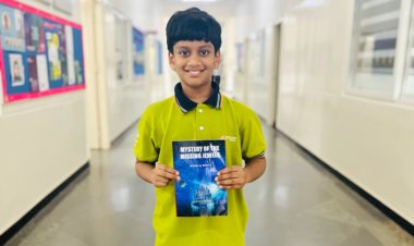 10-year-old student from Hyderabad authors fiction book