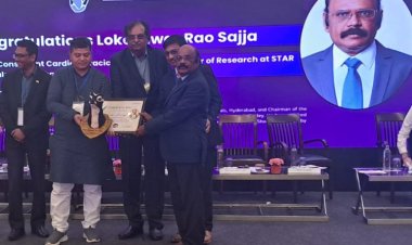 DR. LOKESWARA RAO SAJJA GETS THE BLACKBUCK AWARD FOR MEDICAL RESEARCH