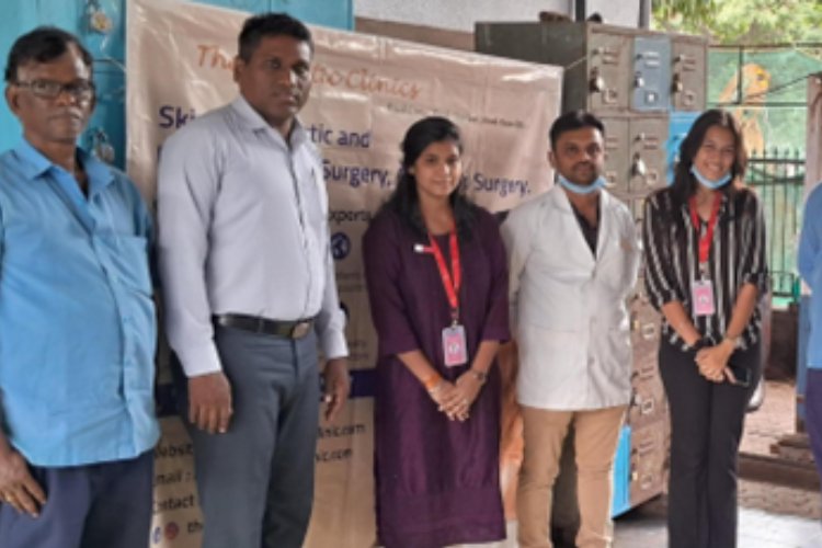 Debabrata Auro Foundation And The Esthetic Clinics Conducted a Fungal Infection Awareness,  Check-Up Camp For 53 BMC Safai Karmchari