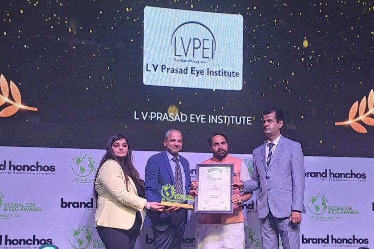 L V Prasad Eye Institute Awarded “Top 10 Best NGOs of the Year – 2024” at Global CSR & ESG Awards