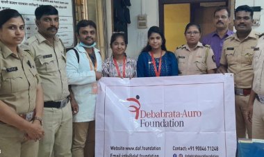 Around 70 Policemen Participated in a Fungal Infection Treatment Camp Jointly Conducted By Debabrata Auro Foundation and The Esthetic Clinics.