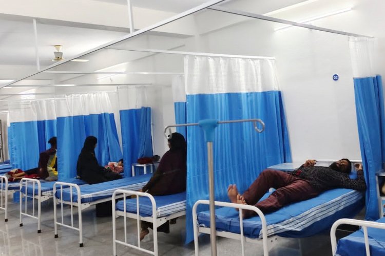 A first of its kind 20 bedded Tropical & infectious disease hospital with a 5 bedded Emergency Casualty set up in Mosque