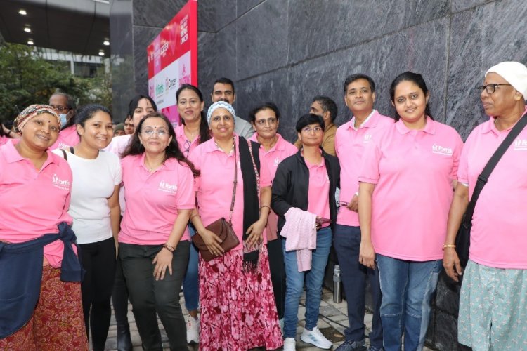 Fortis Hospital Bannerghatta Road Champions Breast Cancer Awareness with ‘Pink Strong’ Walkathon; Witnesses over 450 participations
