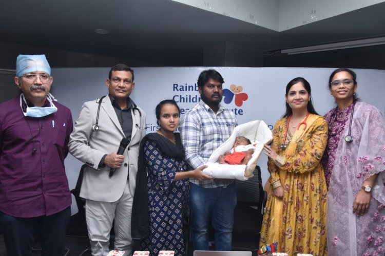 Rainbow Children’s Heart Institute Performs World’s First Fetal Aortic Valvuloplasty with Device Closure on 27-Week Fetus