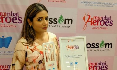 Dr Shareefa Chause Recognized with Mumbai Heroes Award for Her Commitment to  Dermatology and Social Welfare