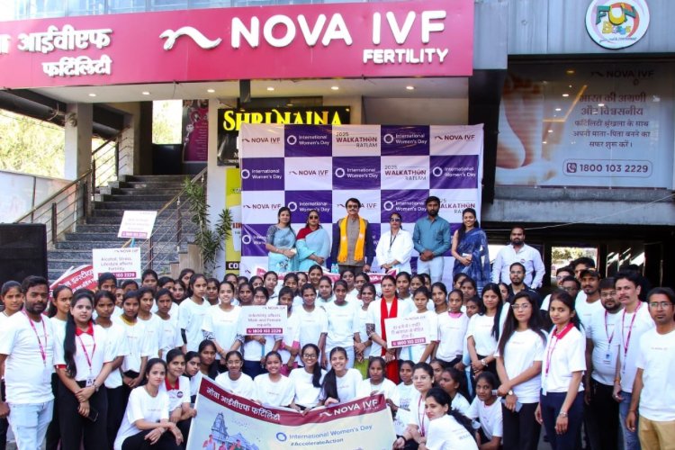 Nova IVF Fertility Ratlam Organizes Walkathon on Women’s Day to tackle the stigma of infertility