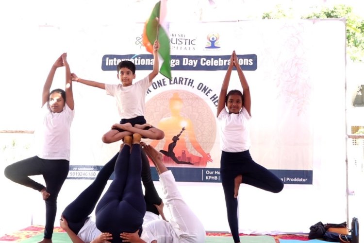Sri Sri Holistic Hospitals Celebrate International Yoga Day Across Three Locations