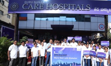 Gurunanak CARE Hospitals Leads Diabetes Awareness Walk on World Diabetes Day