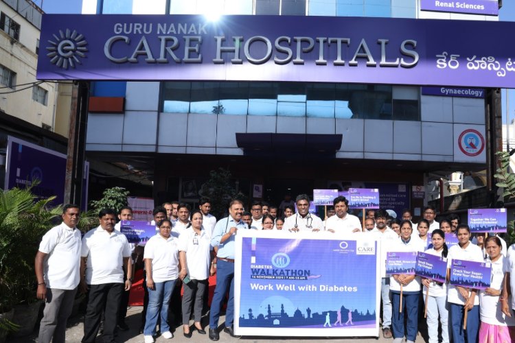 Gurunanak CARE Hospitals Leads Diabetes Awareness Walk on World Diabetes Day