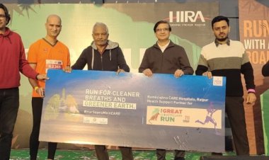 Ramkrishna CARE Hospitals Participates in The Great Chhattisgarh Run 2025
