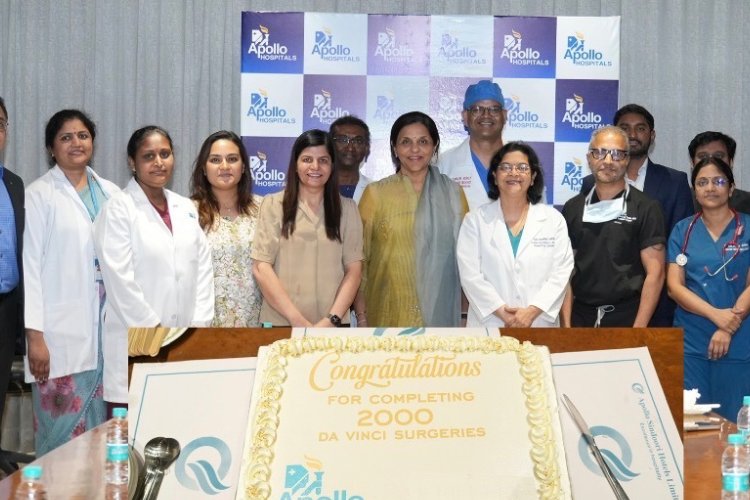 Apollo Hospitals Jubilee Hills Sets Record with 2,000+ Robotic Surgeries Using Advanced Xi System